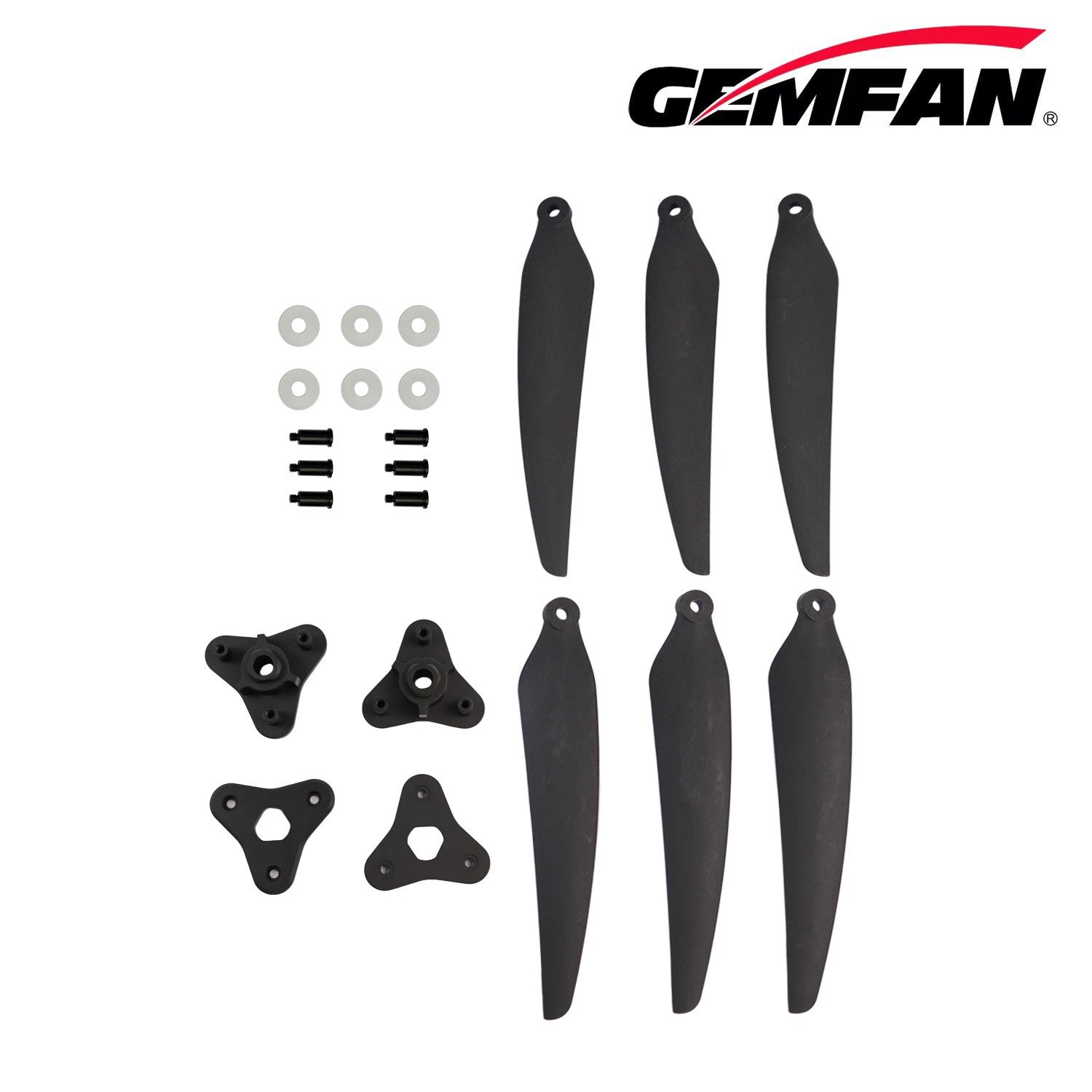 Gemfan 新世代 大型 折疊 螺旋槳 1307F-3｜11–13吋 商品圖 2