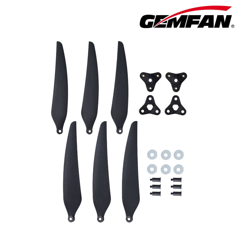 Gemfan 新款 1608F 折疊 螺旋槳 三葉 玻纖尼龍｜14–16吋 商品圖 3