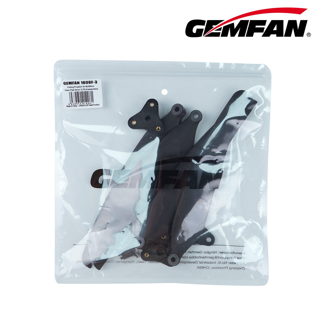 Gemfan 新款 1608F 折疊 螺旋槳 三葉 玻纖尼龍｜14–16吋 商品圖 7