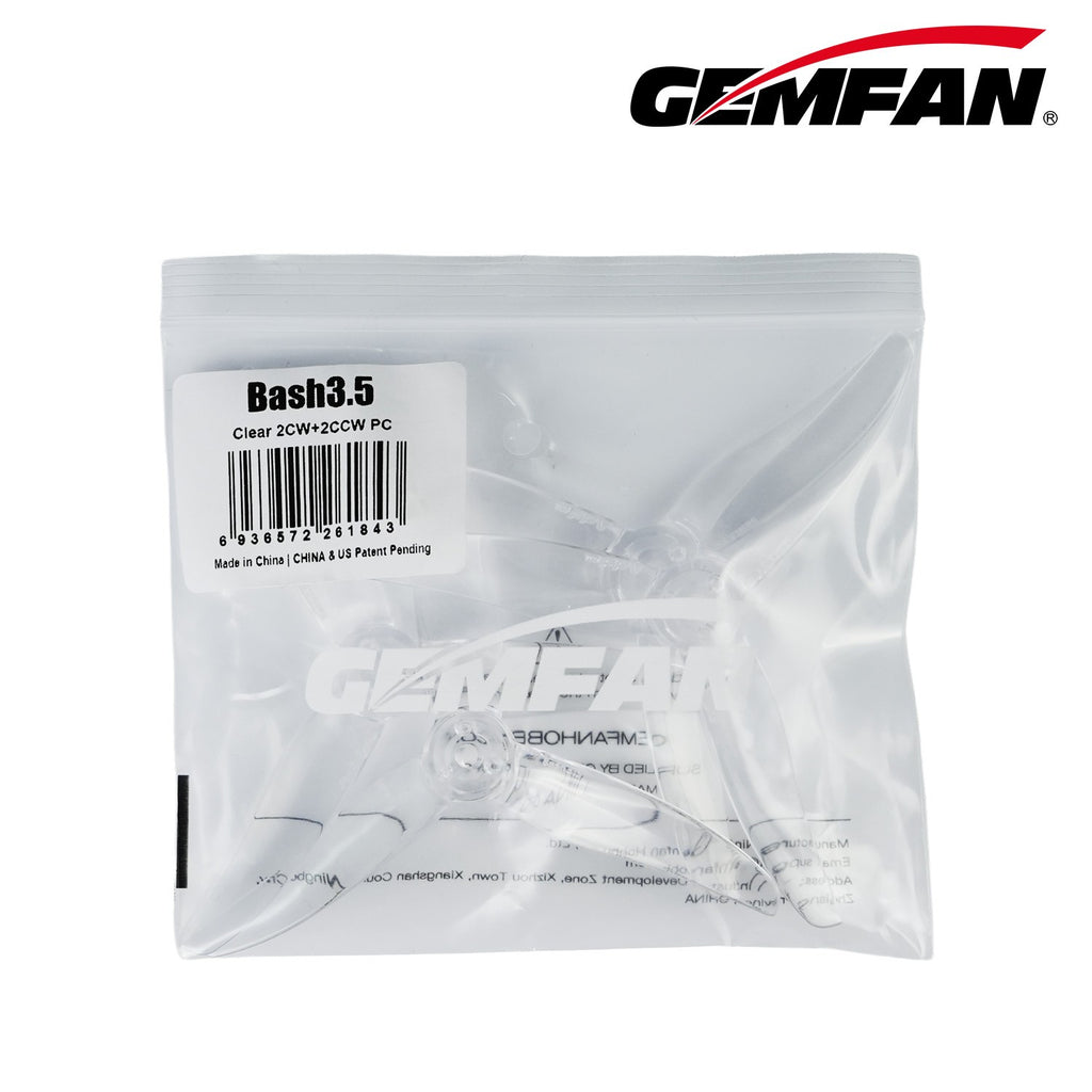 Gemfan Bash 3.5 螺旋槳 3525-3 (M3 3mm 軸孔)｜3.5吋 商品圖 4