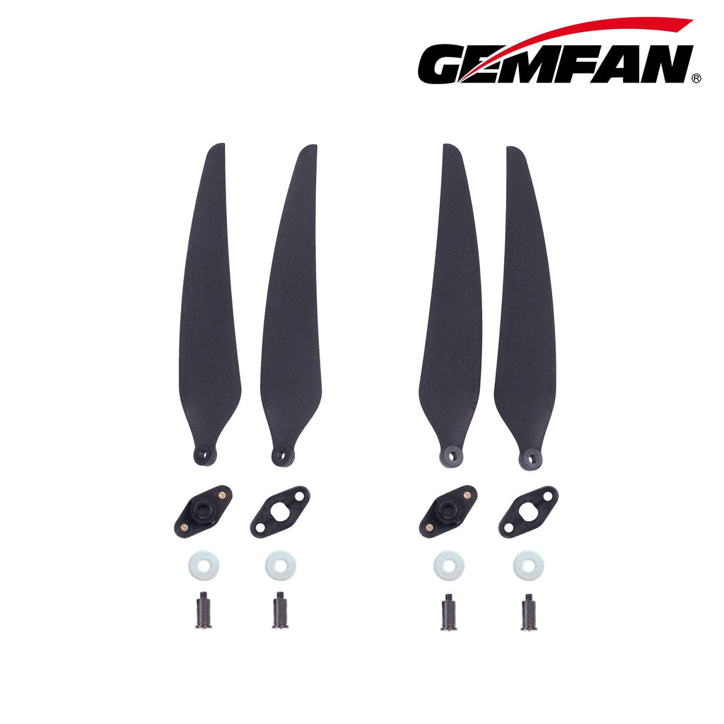 Gemfan 1608F-2 折疊 雙葉 玻纖尼龍 螺旋槳｜1 對／包｜14–16吋 商品圖 4