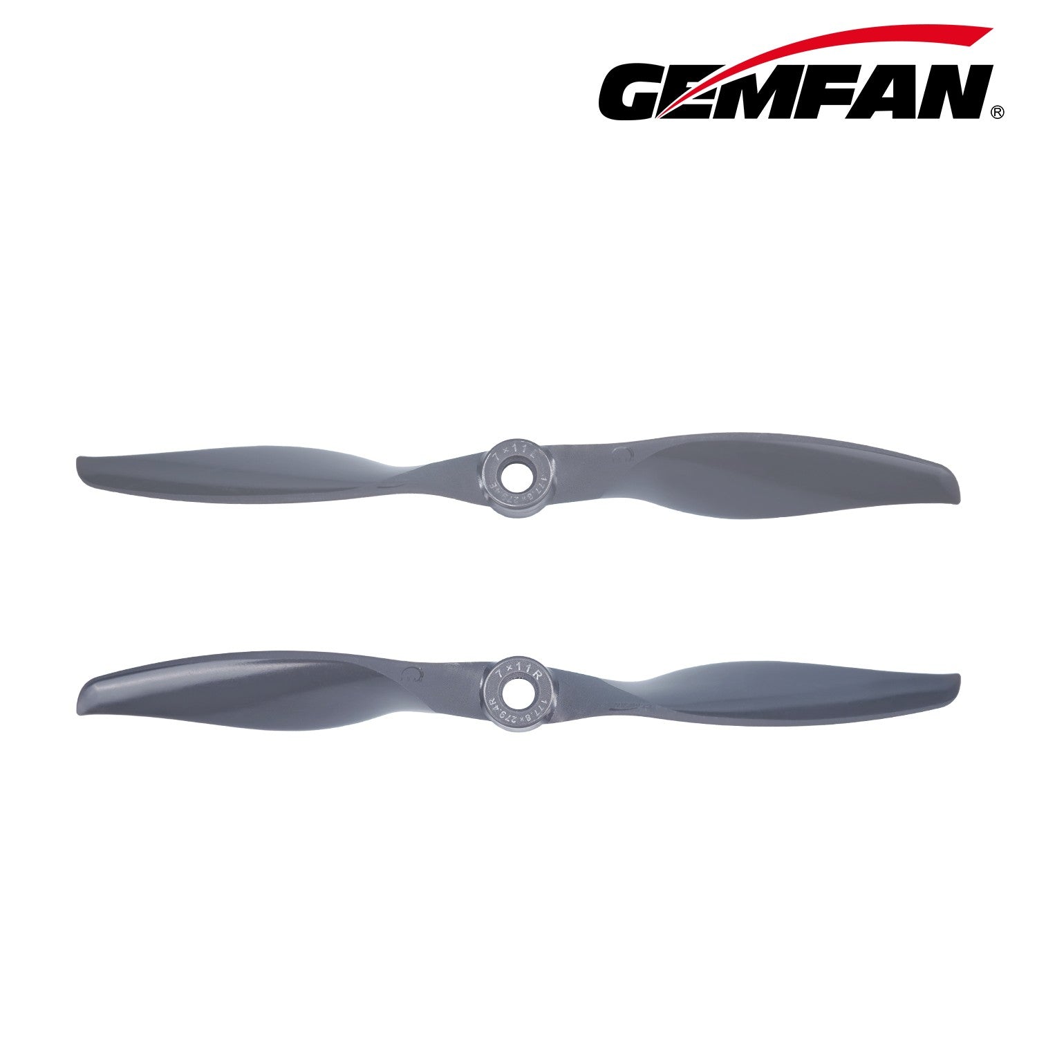 Gemfan Vortex 7X11E/7X11R 電動 螺旋槳-玻纖尼龍｜2 片／包｜7吋