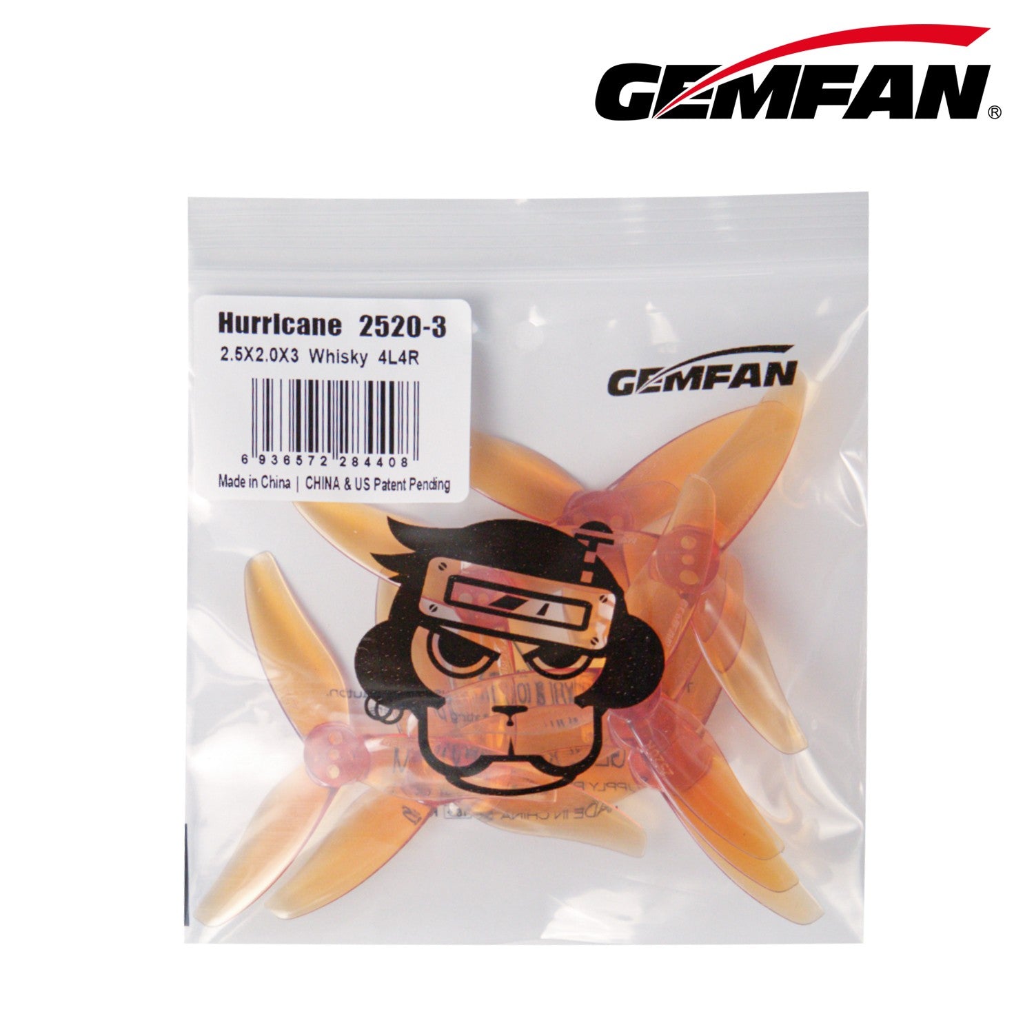 Gemfan Hurricane 2520-3 螺旋槳｜2.5吋 商品圖 5