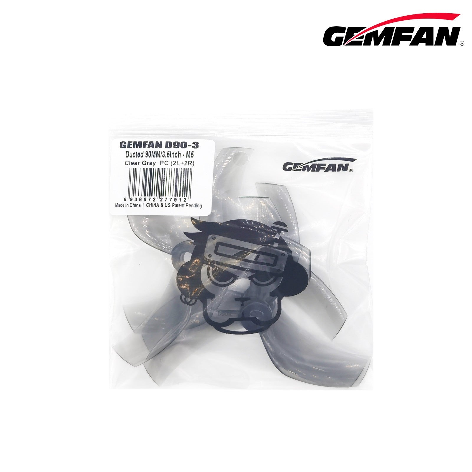 Gemfan D90-3 3.5 吋 涵道機 螺旋槳｜3.5吋 商品圖 4