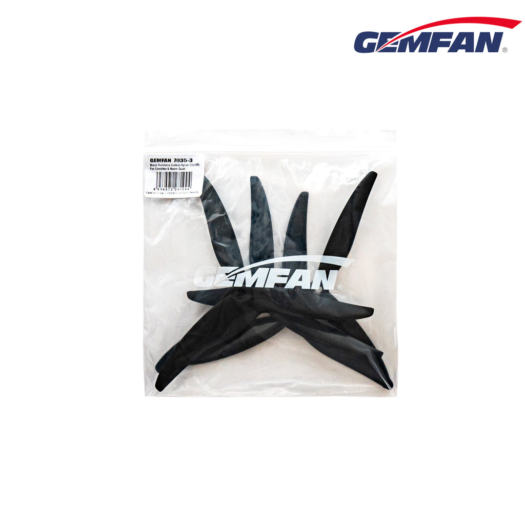 Gemfan 7035-3 碳纖尼龍 適用 重載電影機與大型四軸機 螺旋槳｜7吋 商品圖 2