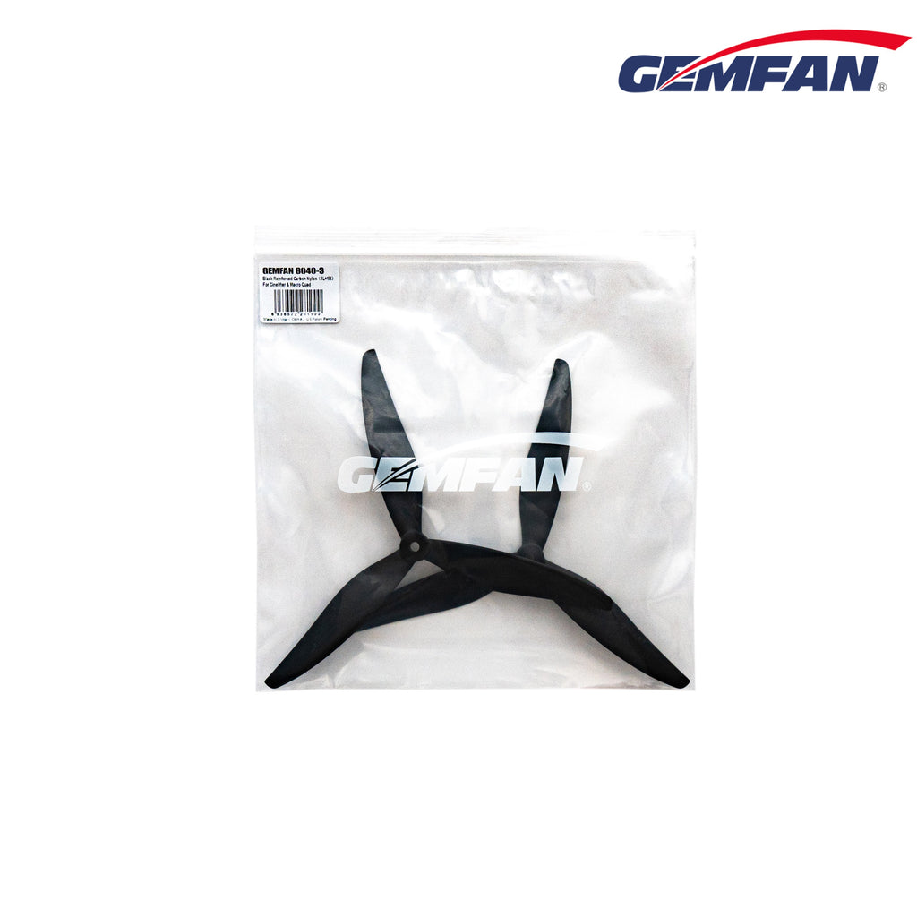 Gemfan 8040-3 碳纖尼龍 適用 重載電影機與大型四軸機 螺旋槳｜8吋 商品圖 2