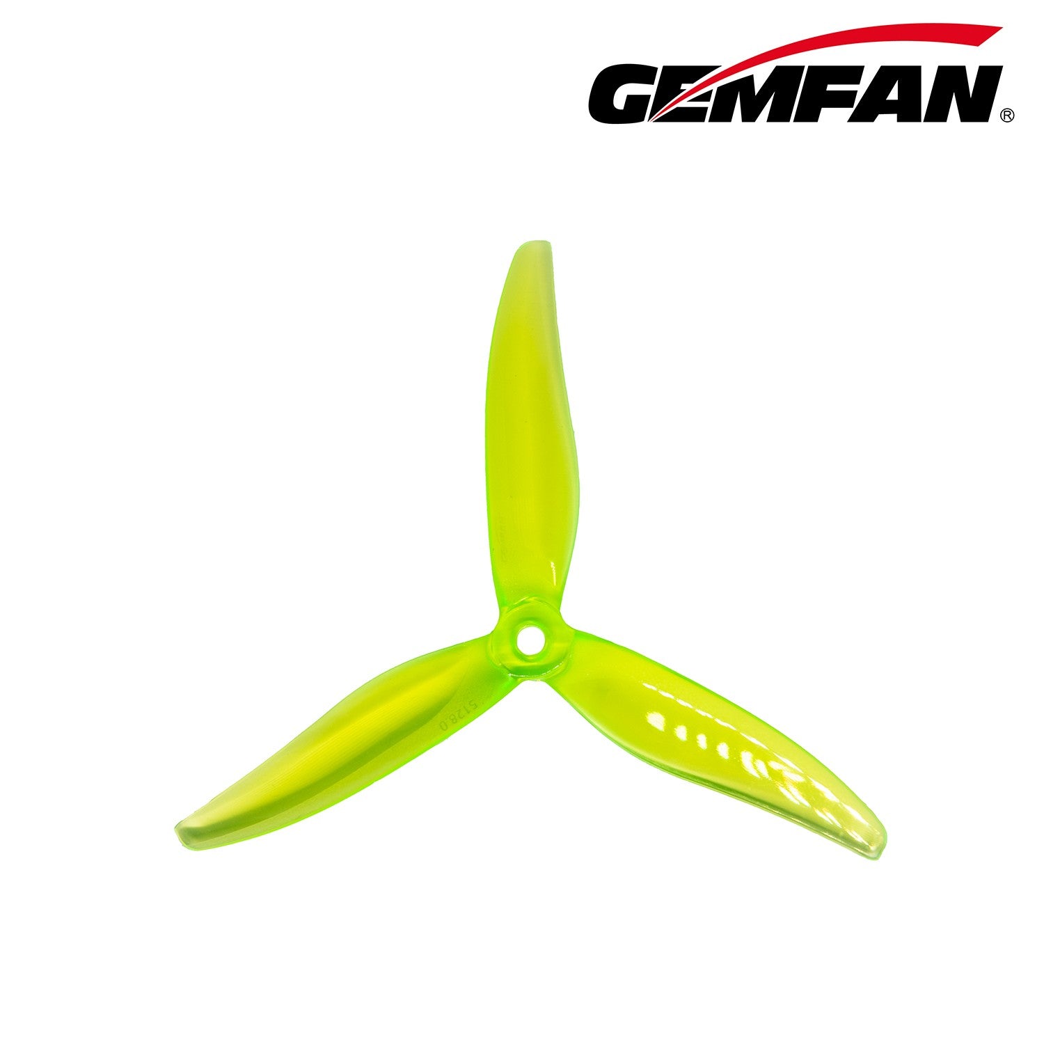 Gemfan 5128.0 FURY PC 三葉 螢光綠 螺旋槳｜5吋 商品圖 2