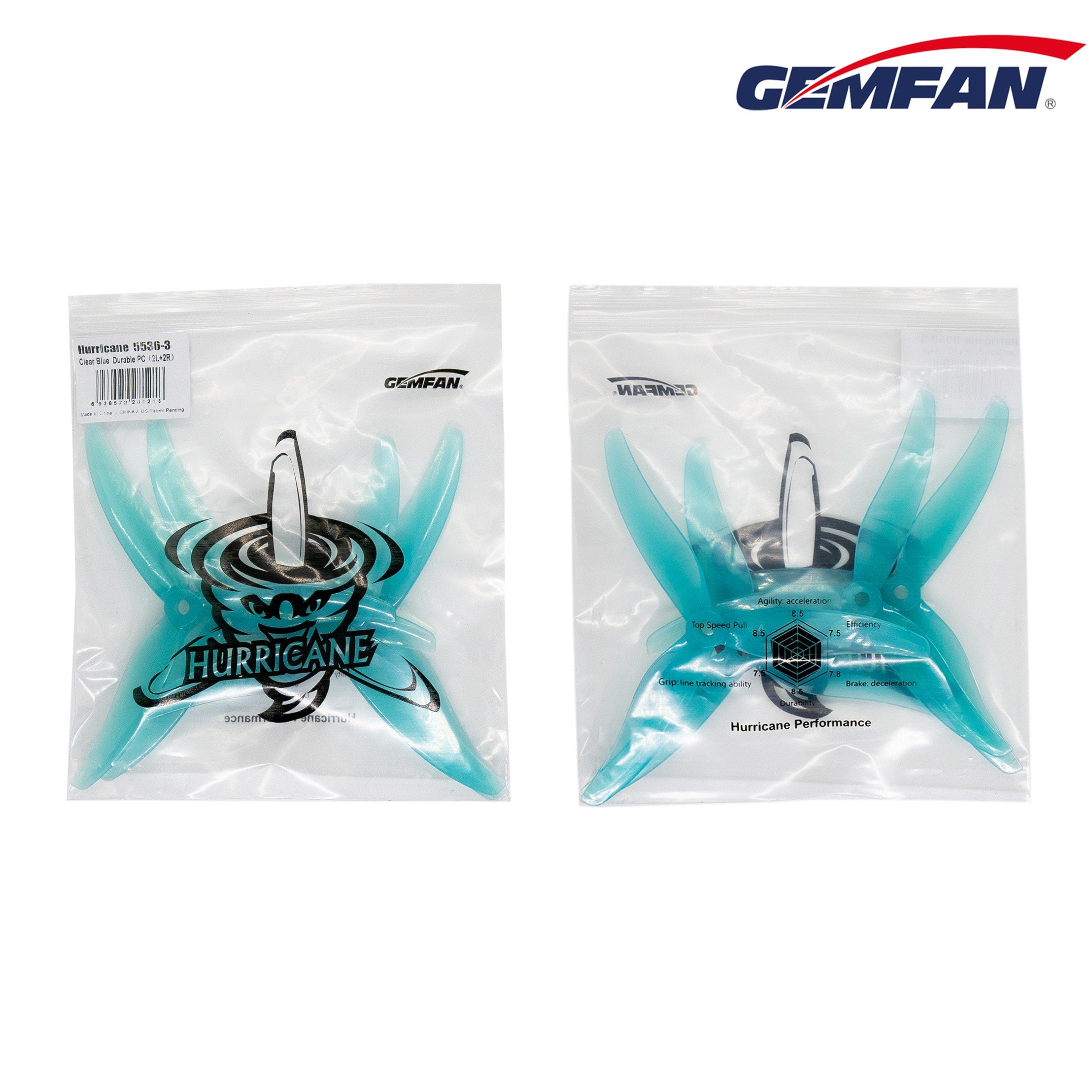 Gemfan Hurricane 5536-3 螺旋槳｜5.5吋 商品圖 4