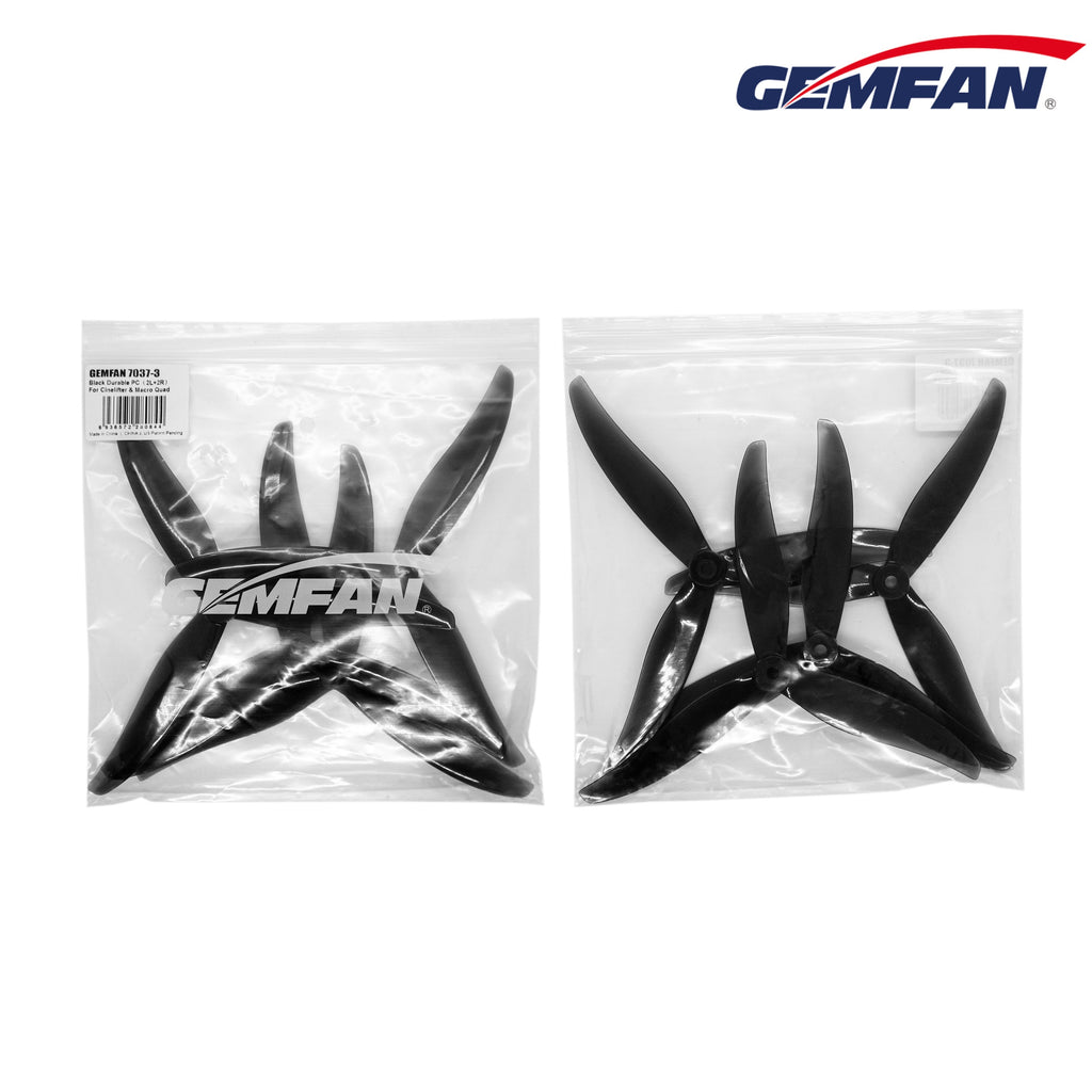 Gemfan 7037 PC 適用 重載電影機與大型四軸機 螺旋槳｜7吋 商品圖 2