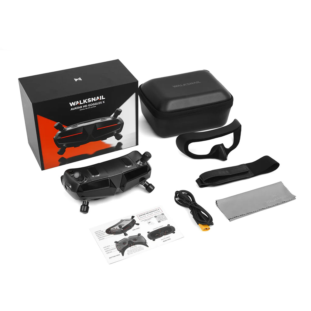 CaddxFPV Walksnail Avatar HD FPV 眼鏡 X｜數位 FPV 圖傳套裝