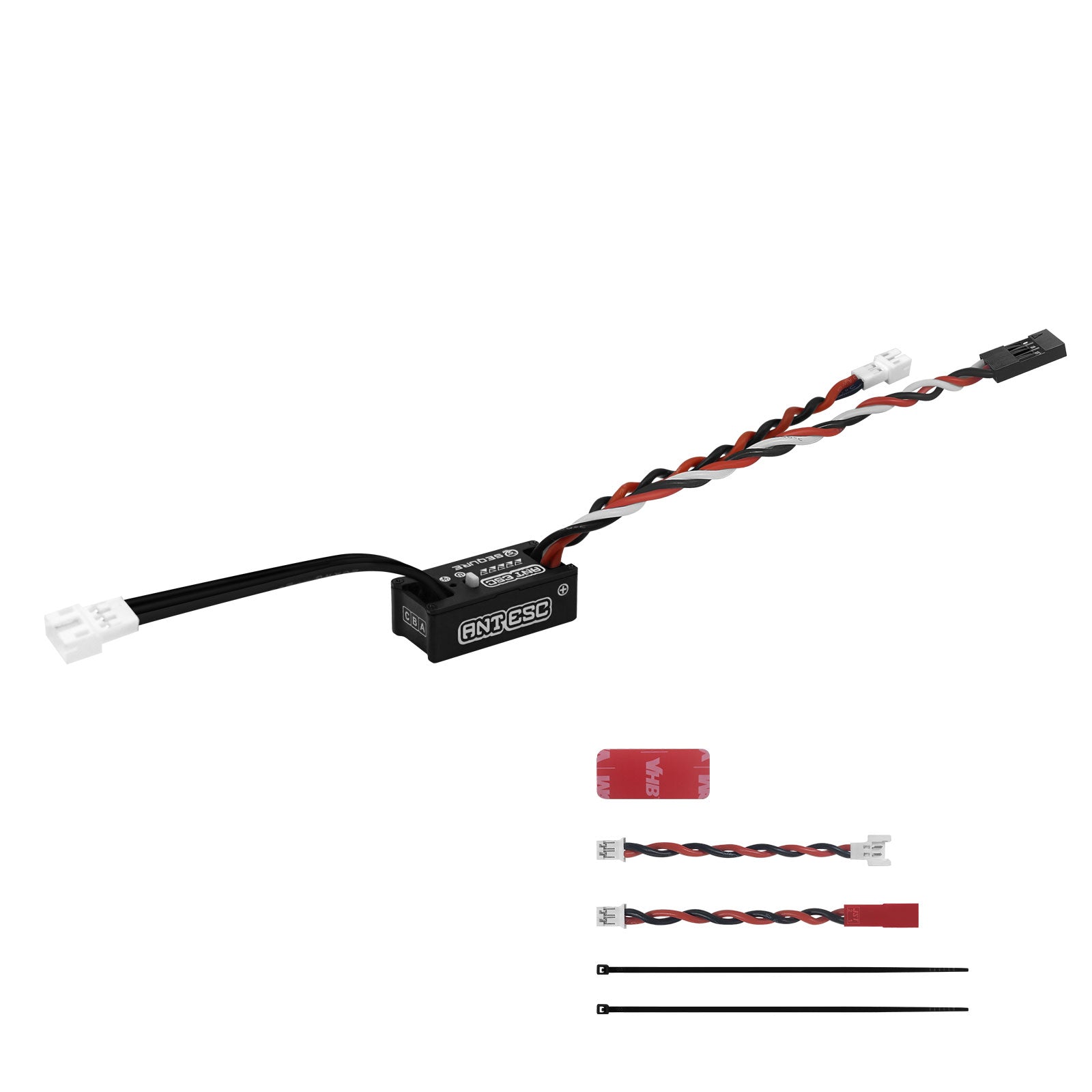 SEQURE ANT ESC / 1520 Motor 2-3S High Performance Outer Rotor Brushless Power Kit Small Size Suitable for 1/24, 1/18, 1/16 RC Climbing Car Crawler Car
