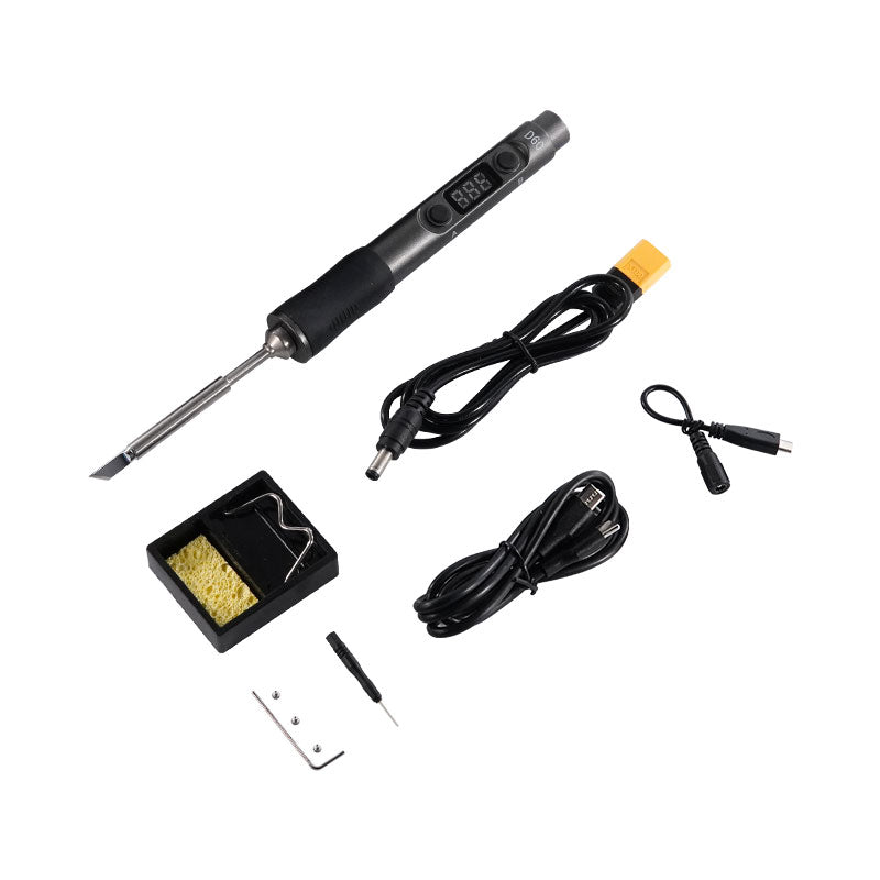 SEQURE D60B Pro Portable Mini Constant Temperature Electric Soldering Iron Supports PD3.0 FPV Lipo Battery Powered Outdoor Repair Welding Tool Outdoor Maintenance Welding Tool