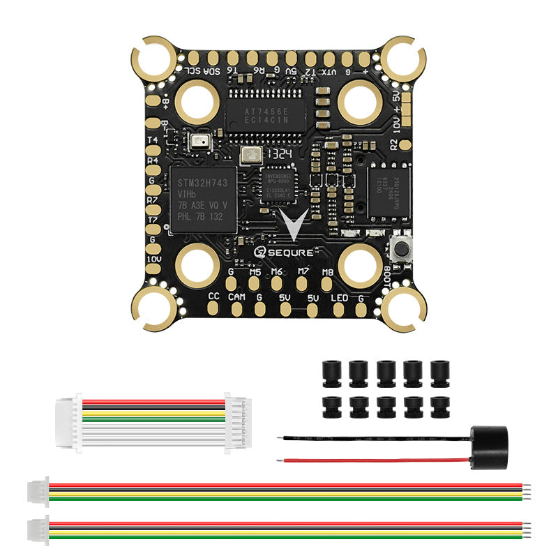 SEQURE H743 MPU6000 FC 4-8S Dual BEC For X8 Racing Aerial Photography Freestyle