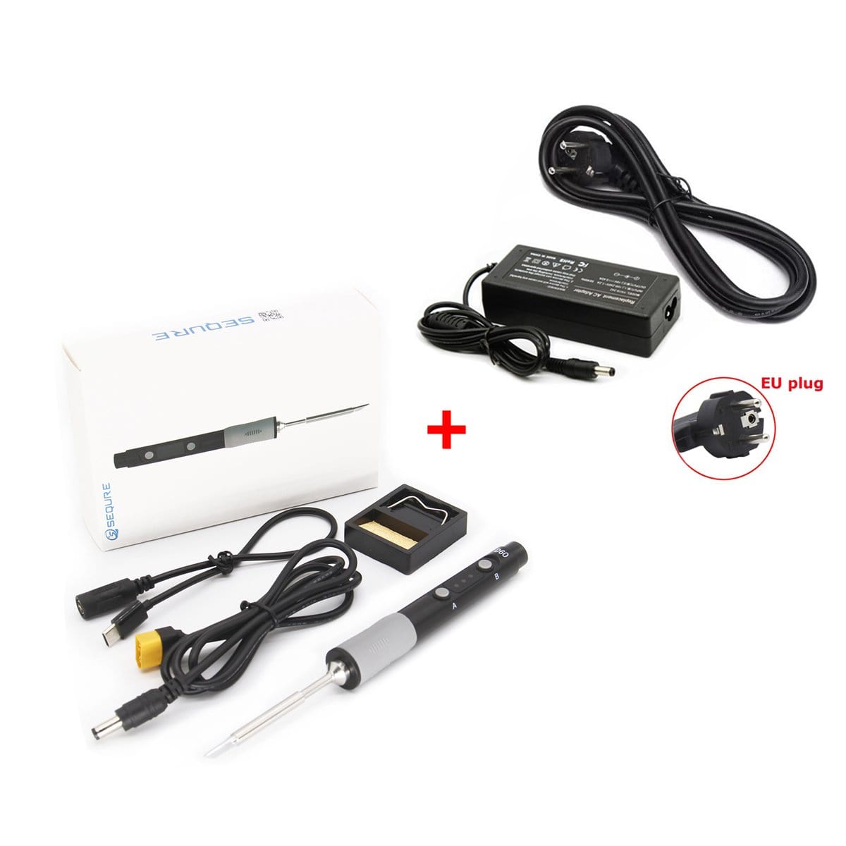 SEQURE SQ-D60 MINI Soldering Iron Kit with Power Supply Adapter