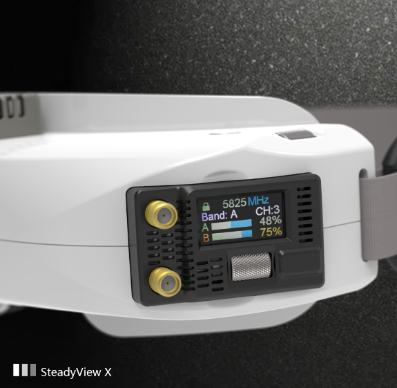 SKYZONE SteadyView X IPS Screen Receiver Module